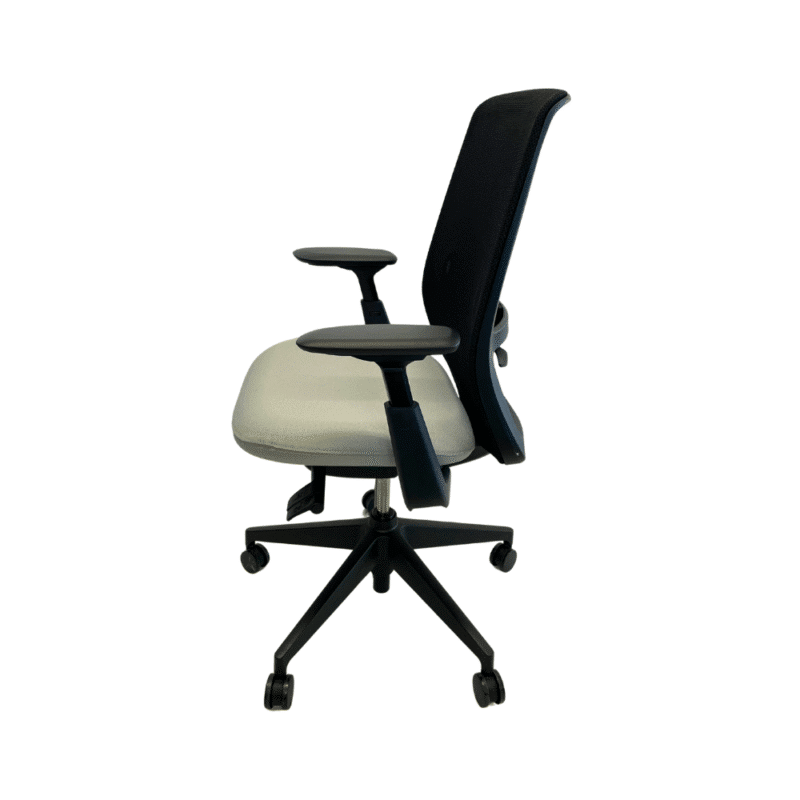 Haworth Soji Task Chair, Grey - Preowned - Image 4