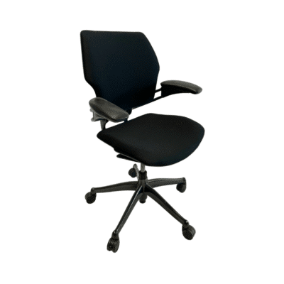 Ergonomic Executive Task Chair in black upholstery, very comfortable